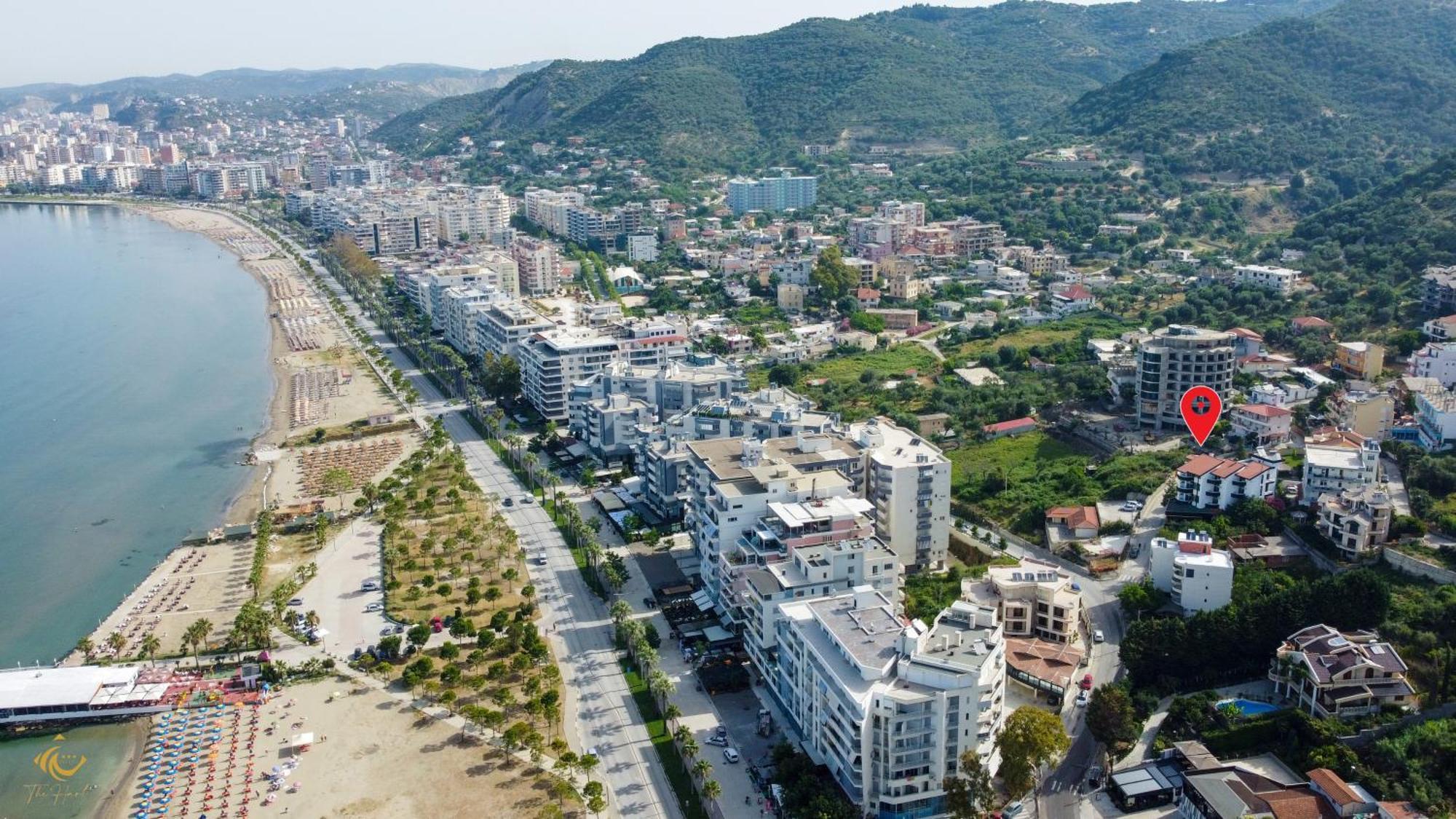 The Hart Hotell Vlorë Exteriör bild